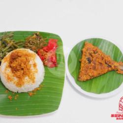 Nasi Ikan Bakar Bawal