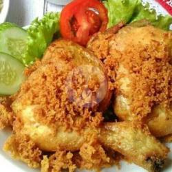 Ayam Goreng Kremes   Nasi