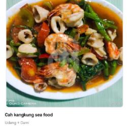 Cah Kangkung Spesial Cumi Udang