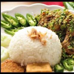 Ayam Cabe Ijo  Nasi