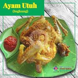 Ayam Utuh Goreng/ingkung Free Ampela Hati (goreng-penyet-ungkep-bakar) Ayam Kampung Asli