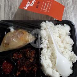 Nasi Paru Rica(level 0-10) Sayur Sambal Tumis