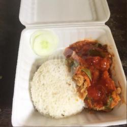 Ayam Pedas Manis Nasi