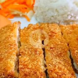 Nasi   Ayam Katsu   Sambel Geprek