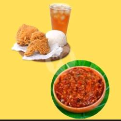 Paket Double Ayam   Tahu   Sambal Terasi