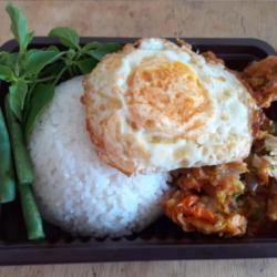 Ayam Geprek Cabe Ulek   Telor