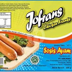 Jofrans Sosis Ayam 300gr