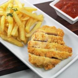 Kentang Goreng(french Fries) Chicken Katsu