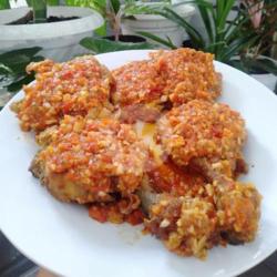 Nasi Ayam Penyet   Sayur   Orek Tempe