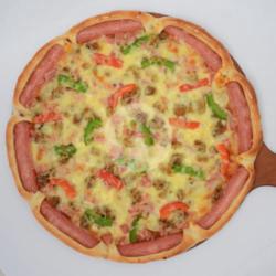 Pizza Pinggiran Sosis Regular