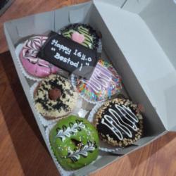 Donat Ucapan 6pcs