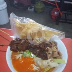 Mi Ayam Pangsit Sate Usus Ampela Pangsit Goreng