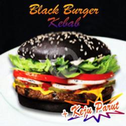 Black Burger Daging Kebab