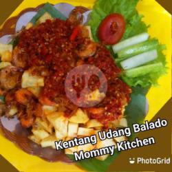 Kentang Udang Balado