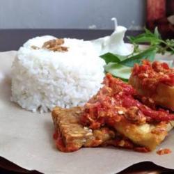 Nasi Tempe Geprek