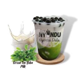 Greentea Boba Milk