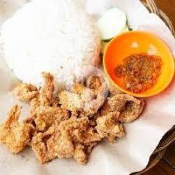 Nasi Kulit Ayam Sambel Kecap