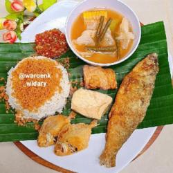 Nasi Timbel Bandeng Goreng