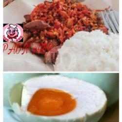 Nasi Babi Telor Asin Sambal Mbe Tabie Abk