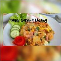 Nasi Goreng Udang   Krupuk Fish Steak