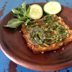 Tempe Penyet Sambal Ijo