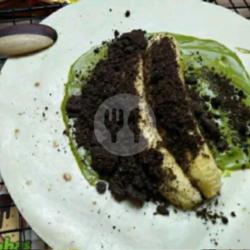 Kebab Pisang Greentea Oreo