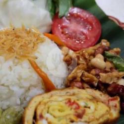 Nasi Kering   Telur Dadar