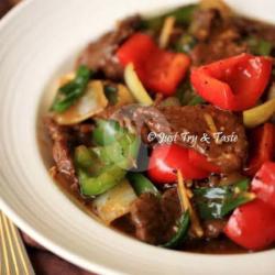 Black Pepper Beef (daging Sapi Lada Hitam)