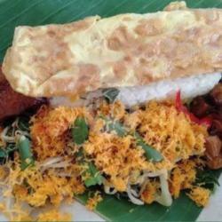 Telur Dadar Urap Urap Sayur