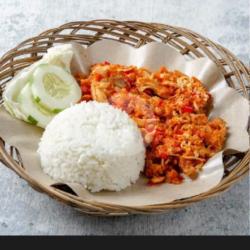 Nasi Ayam Geprek Sambal Kol Goreng