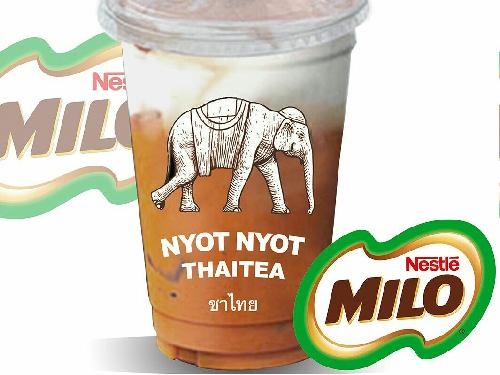 Nyot-Nyot Thai Tea "VIVO" & Es Kepal Milo D Best, Jelambar