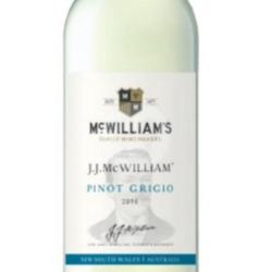 [21 ] (by Glass) Jj Mcwilliams Pinot Grigio, 2018, Australia