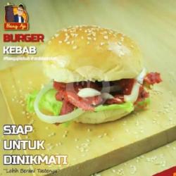 Burger Kebab Keju Slice