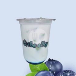 Iced Blueberry Milk