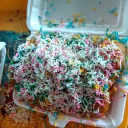 Pisang Keju Rainbow