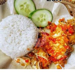 Ayam Geprek Mandi Cabe   Nasi)