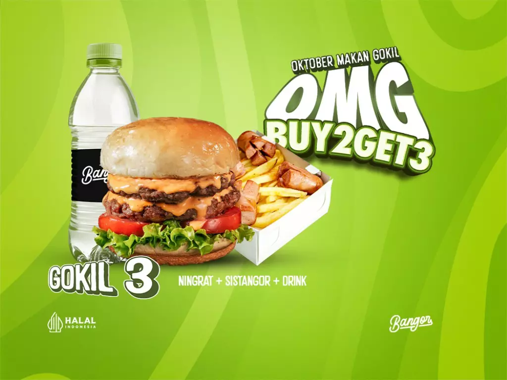 Burger Bangor (Burger & Ayam), Kilo 3