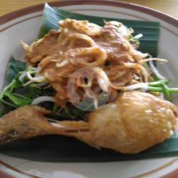 Sego Pecel Ayam Paha / Dada