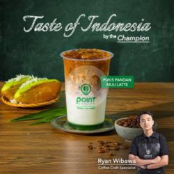 Pukis Pandan Keju Latte.