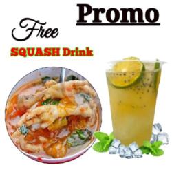 Seblak Ceker   Free Squash Drink