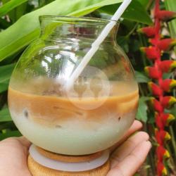 Iced Kopi Pandan Latte