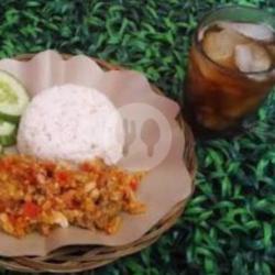 Traktir Driver Gojek Paket 1.ayam Geprek Nasi Es Teh..