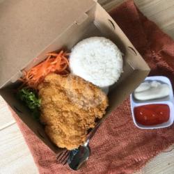 Nasi Chicken Katsu Mayo