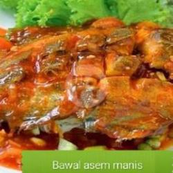 Ikan Bawal Saos Padang Kecil