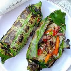 Nasi Bakar Cumi