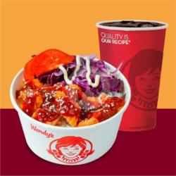 Combo Spicy Korean Chicken Rice Bowl