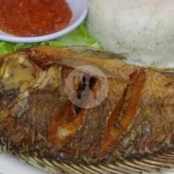 Nasi Campur Ikan Mujaer Goreng