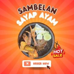 Nasi Sayap Ayam Sambelan