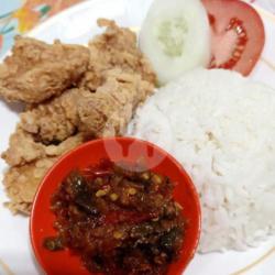 Nasi Daging Ikan Dori Sambal Penyet