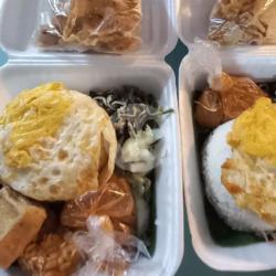 Nasi Pecel   Telor Ceplok/dadar